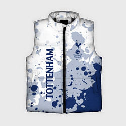 Женский жилет Tottenham hotspur Брызги красок, цвет: 3D-черный