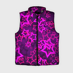 Женский жилет Purple stars
