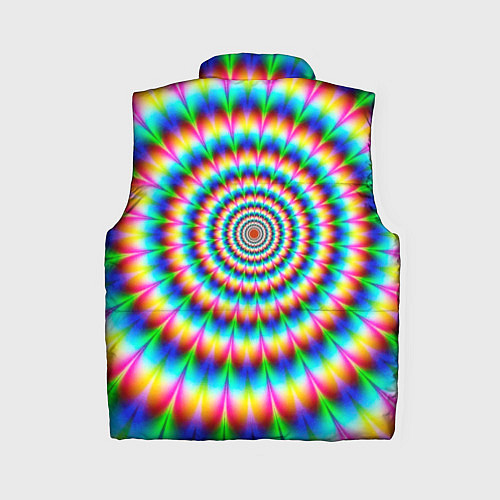Женский жилет Радужная оптическая иллюзия / 3D-Черный – фото 2