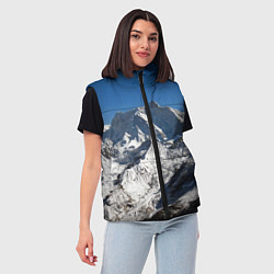 Женский жилет Канченджанга, Гималаи, 8 586 м, цвет: 3D-черный — фото 2