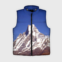 Женский жилет Мачапучаре, священная гора - дом бога Шивы, закрыт, цвет: 3D-светло-серый