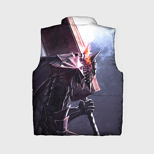 Женский жилет Берсерк С Мечечём На Плече / 3D-Красный – фото 2