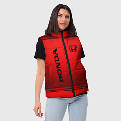 Женский жилет Хонда - спорт, цвет: 3D-красный — фото 2