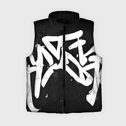 Женский жилет Иероглифы в стиле граффити