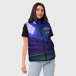 Женский жилет PSG ночное поле, цвет: 3D-черный — фото 2