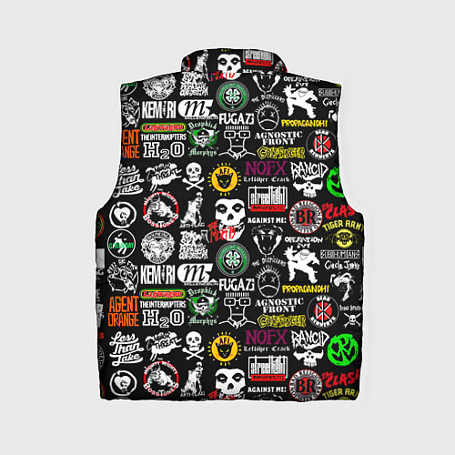 Женский жилет Inscriptions in English quotes / 3D-Черный – фото 2