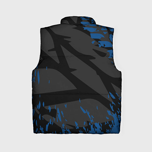 Женский жилет Subaru - следы шин / 3D-Черный – фото 2