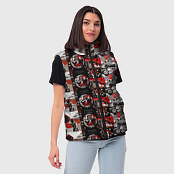 Женский жилет We dont believe whats on tv, цвет: 3D-красный — фото 2