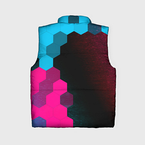 Женский жилет Dota - neon gradient: по-вертикали / 3D-Черный – фото 2