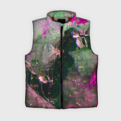 Женский жилет Абстрактные краски и силуэты