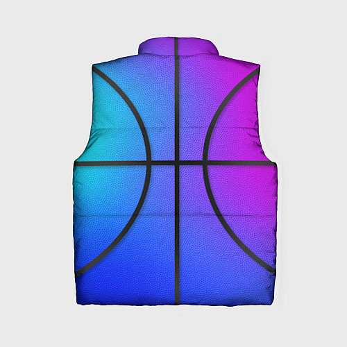 Женский жилет Градиентный баскетбольный мяч / 3D-Черный – фото 2
