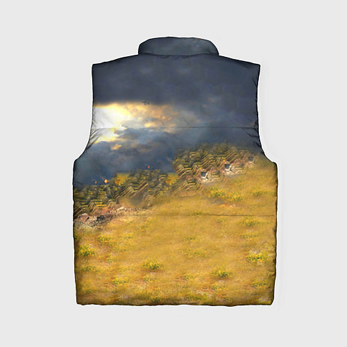 Женский жилет Танк Е100 / 3D-Черный – фото 2