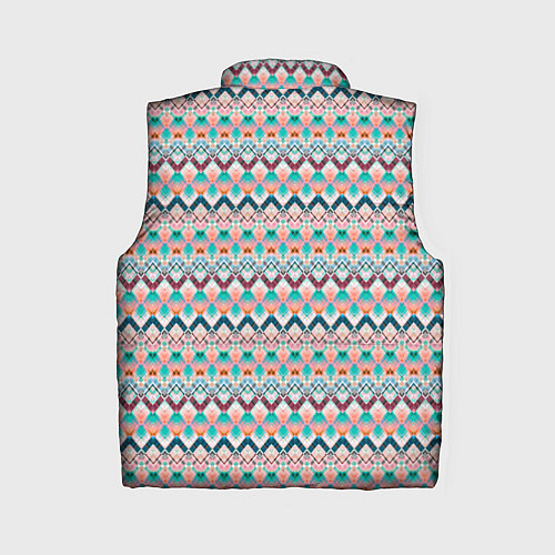 Женский жилет Многоцветный полосатый восточный орнамент / 3D-Черный – фото 2