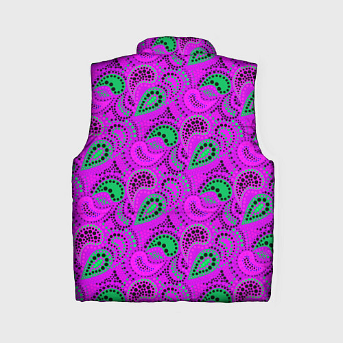 Женский жилет Turkish cucumber raspberry and green background / 3D-Светло-серый – фото 2