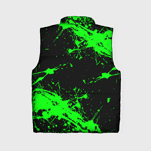 Женский жилет Minecraft neon green / 3D-Черный – фото 2
