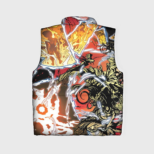 Женский жилет Граффити - комикс / 3D-Светло-серый – фото 2