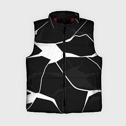 Женский жилет Черно-белая классика, цвет: 3D-красный