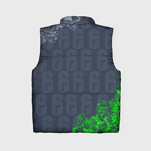 Женский жилет Rainbow six siege - краска / 3D-Красный – фото 2