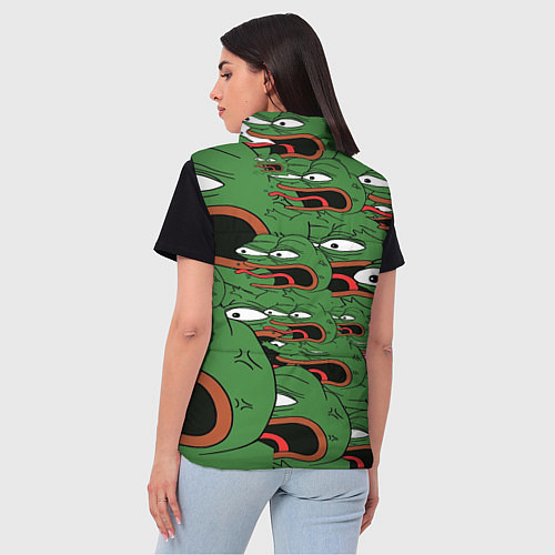 Женский жилет Пепе лягушка / 3D-Красный – фото 4