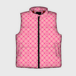 Женский жилет Абстракция - крестики и ромбики