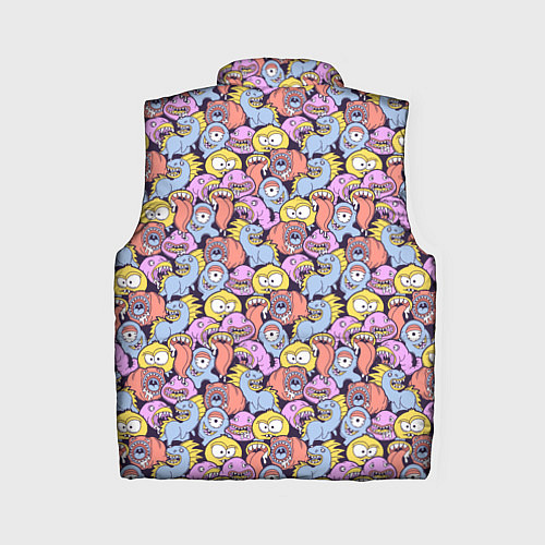 Женский жилет Монстры и пришельцы / 3D-Черный – фото 2