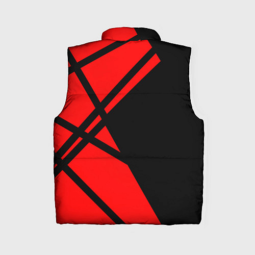 Женский жилет Cyberpunk 2077 - Надпись Samurai / 3D-Красный – фото 2