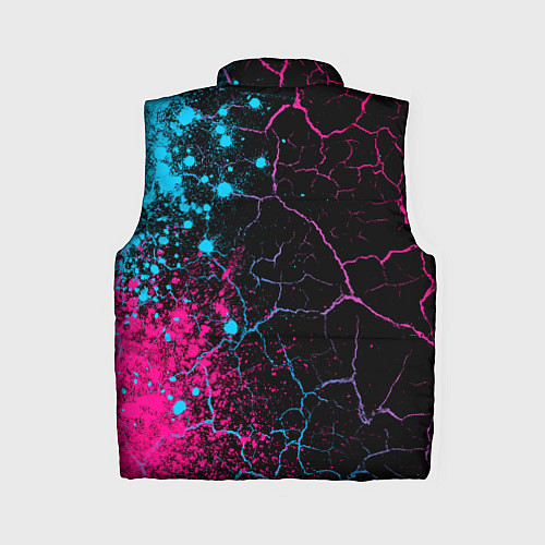 Женский жилет Bayern - neon gradient: по-вертикали / 3D-Черный – фото 2