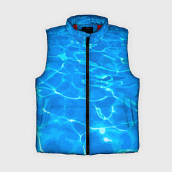 Женский жилет Абстрактные волны бассейна - текстура