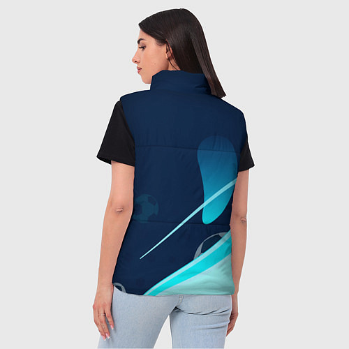 Женский жилет Фк псж абстракция / 3D-Красный – фото 4