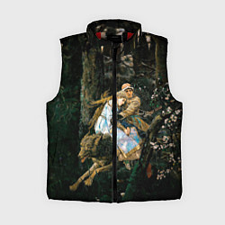 Женский жилет Васнецов Иван царевич на Сером Волке, цвет: 3D-красный
