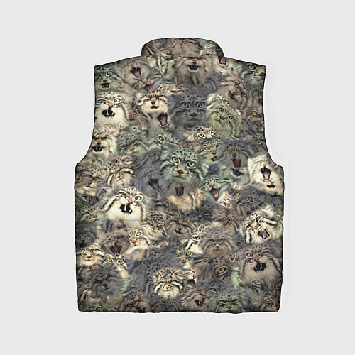 Женский жилет Мануловый камуфляж / 3D-Черный – фото 2