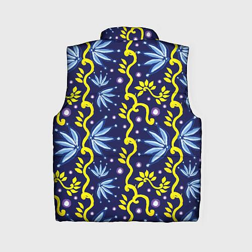 Женский жилет Узор цветущий клематис / 3D-Красный – фото 2