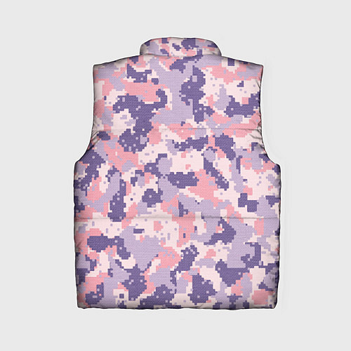 Женский жилет Цифровой камуфляж - сине-фиолетовый / 3D-Черный – фото 2