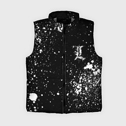 Женский жилет Тетрадь смерти брызги, цвет: 3D-светло-серый