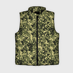 Женский жилет Камуфляж Flecktarn Jeitai, цвет: 3D-черный