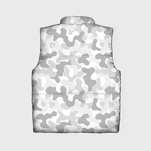 Женский жилет Камуфляж цифра светло-серый крупный / 3D-Красный – фото 2