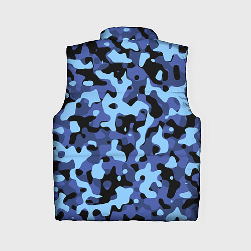 Женский жилет Камуфляж Sky Blue / 3D-Черный – фото 2