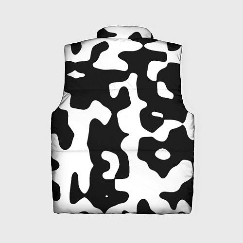 Женский жилет Камуфляж Cowskin крупный / 3D-Черный – фото 2