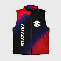 Женский жилет Suzuki красный карбон