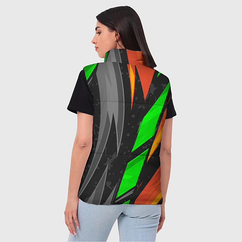 Женский жилет Абстракция / 3D-Красный – фото 4