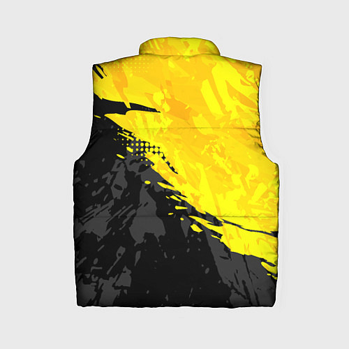 Женский жилет Black and yellow / 3D-Черный – фото 2