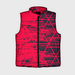 Женский жилет Black & Red, цвет: 3D-красный