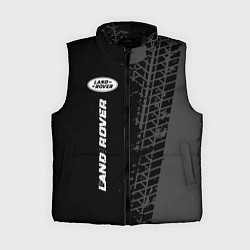 Женский жилет Land Rover speed на темном фоне со следами шин: по, цвет: 3D-черный