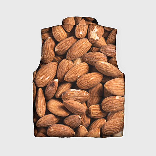 Женский жилет Миндальные орешки / 3D-Светло-серый – фото 2