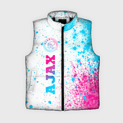 Женский жилет Ajax neon gradient style: по-вертикали, цвет: 3D-черный