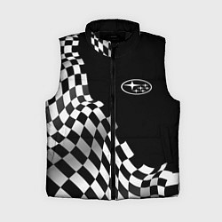 Женский жилет Subaru racing flag