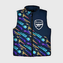 Женский жилет Arsenal градиентные мячи, цвет: 3D-черный