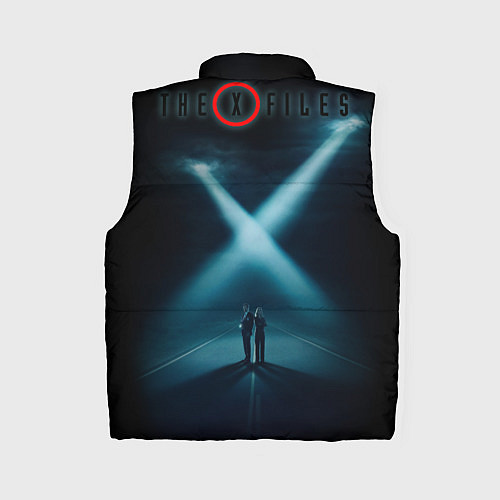 Женский жилет X - Files / 3D-Черный – фото 2