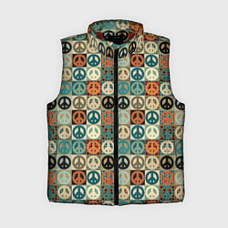 Женский жилет Peace symbol pattern, цвет: 3D-красный