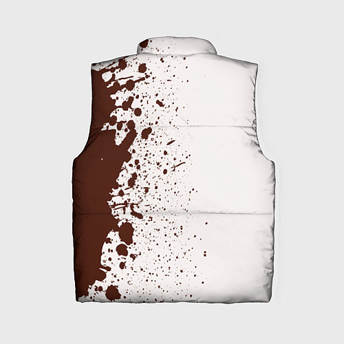 Женский жилет Кролик 2023 рисованный: по-вертикали на светлом / 3D-Черный – фото 2